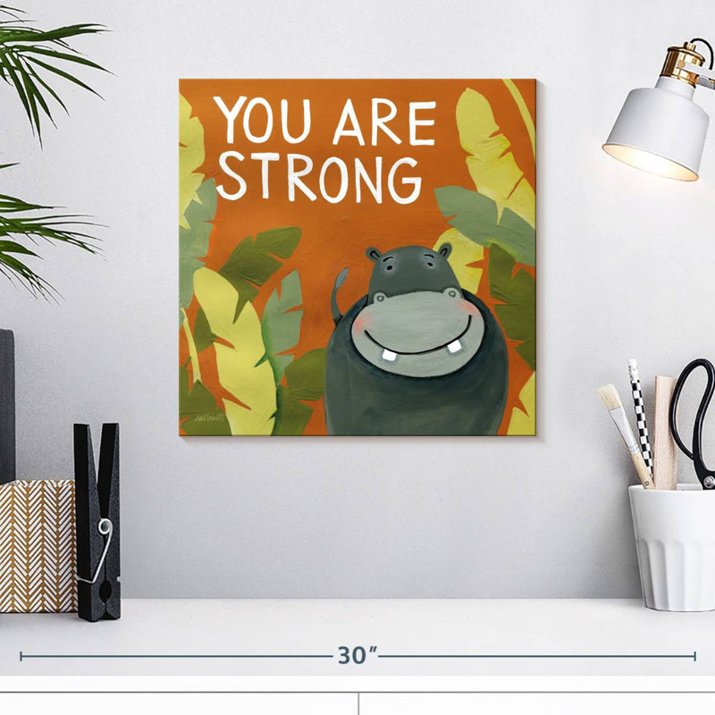 Ashelle «You Are Strong», H 16 po x l 16 po