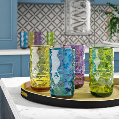 Gravesend 23 oz. Acrylic Drinking Glass Set