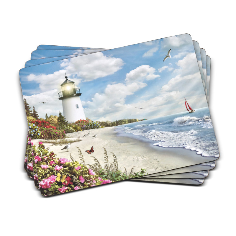 Ensemble de napperons 15,7 po x 11,7 po Pimpernel Rays of Hope