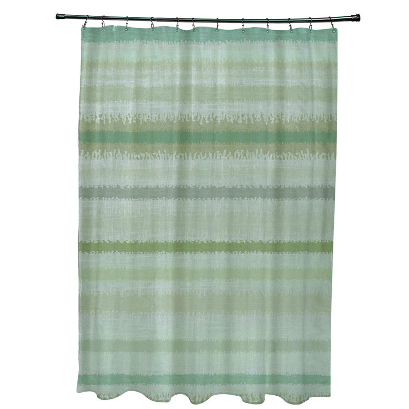 Rideau de douche simple Dorazio, Vert