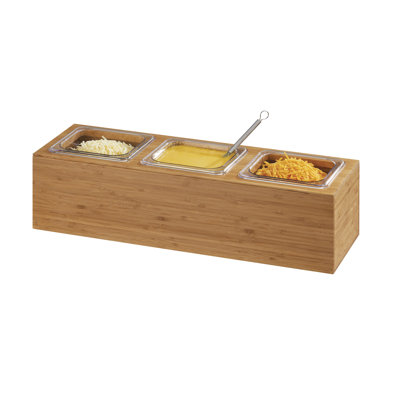 Bamboo Action Station - 1/6 Size Pan Unit - 11 3/4" x 7 1/2" x 6 1/4"