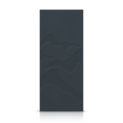 Porte standard à panneaux en bois