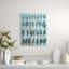 Indigo Leaflet Print by Beverly Fuller-26676119-26676117