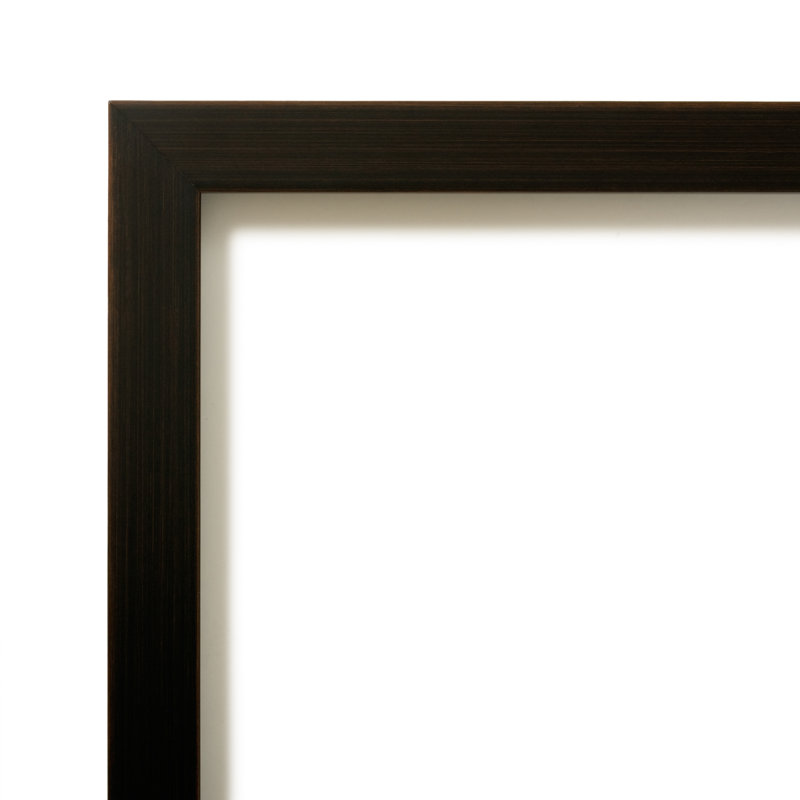 Organisateur de tableau magnétique effaçable à sec brun espresso, 20" H x 26" W