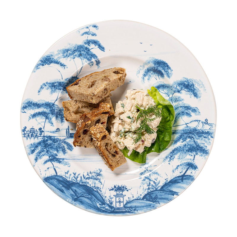 Country Estate Dinner Plate, Delft Blue/White