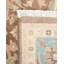 Tapis brun en laine noué à la main de conception unique 6 pi 1 po x 8 pi 10 po Dezrae
