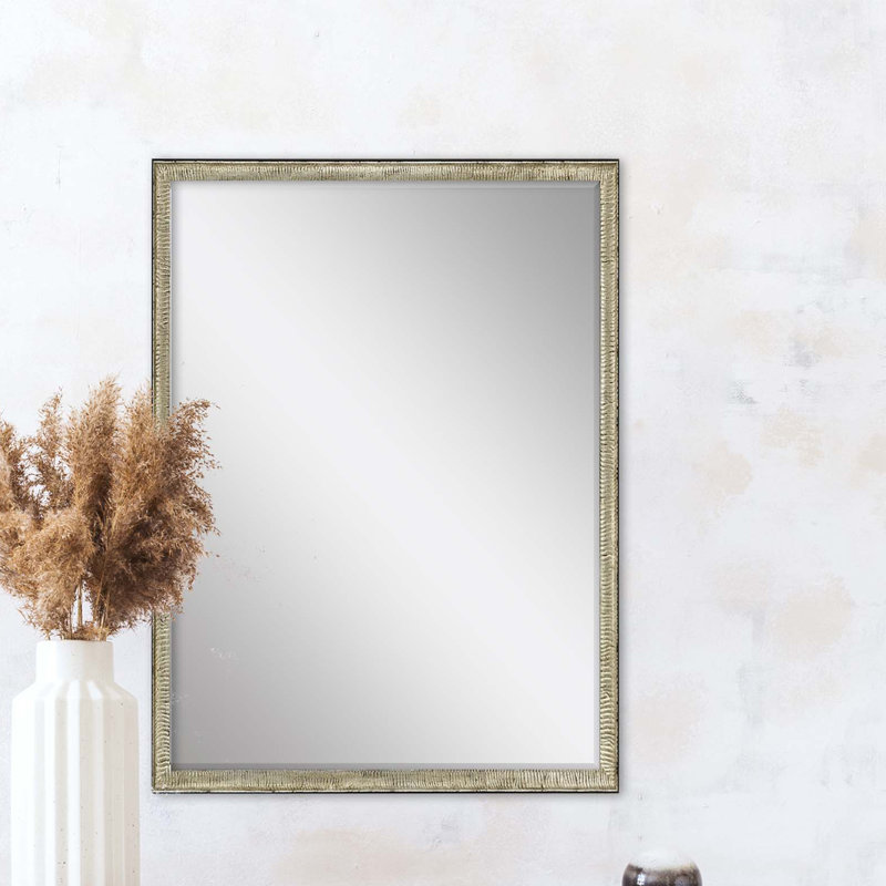 Miroir décoratif biseauté Fassett, H 31 po x l 25 po