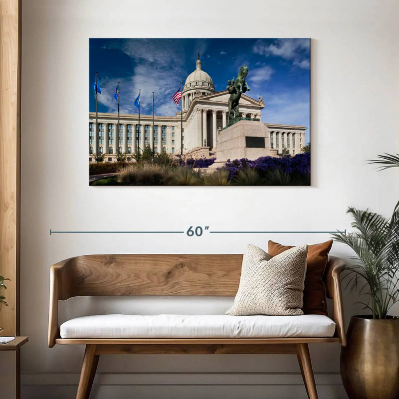 Rorry Oklahoma State Capitol, 30" H x 45" W