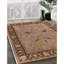 Tapis brun à motif oriental-903482682