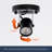 Black Ceiling Spotlight Bulb Replaceable LED Spot Lights 8W GU10 Bulb 3000K 90 CRI 38° Beam Angle