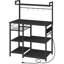 Étagère de boulanger standard en acier 35,4 po Syritta compatible avec les micro-ondes