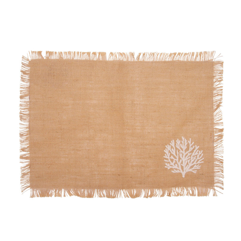 Ensemble de 6 napperons Nature Coral