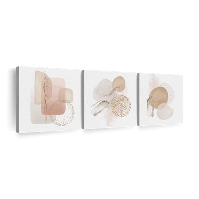 «Neutral Minimalist Abstract», reproduction d'art sur toile