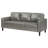 Rumi Sofa, Faux Leather, Modern Track Arms, Foam Cushions, 77 Inch-100560974