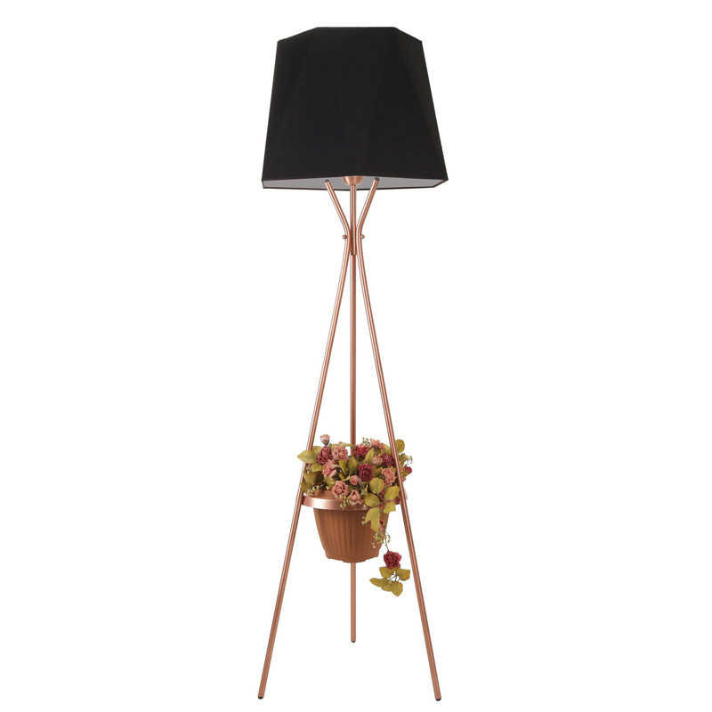 Lampe trépied 65 po Horicon, Noir