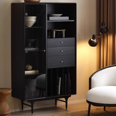 Modern minimalist design style bookcase