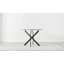 Tierra Modern Chrome Metal & Marble Effect Round Dining Table Set with 4 Chairs-87470493-81866963