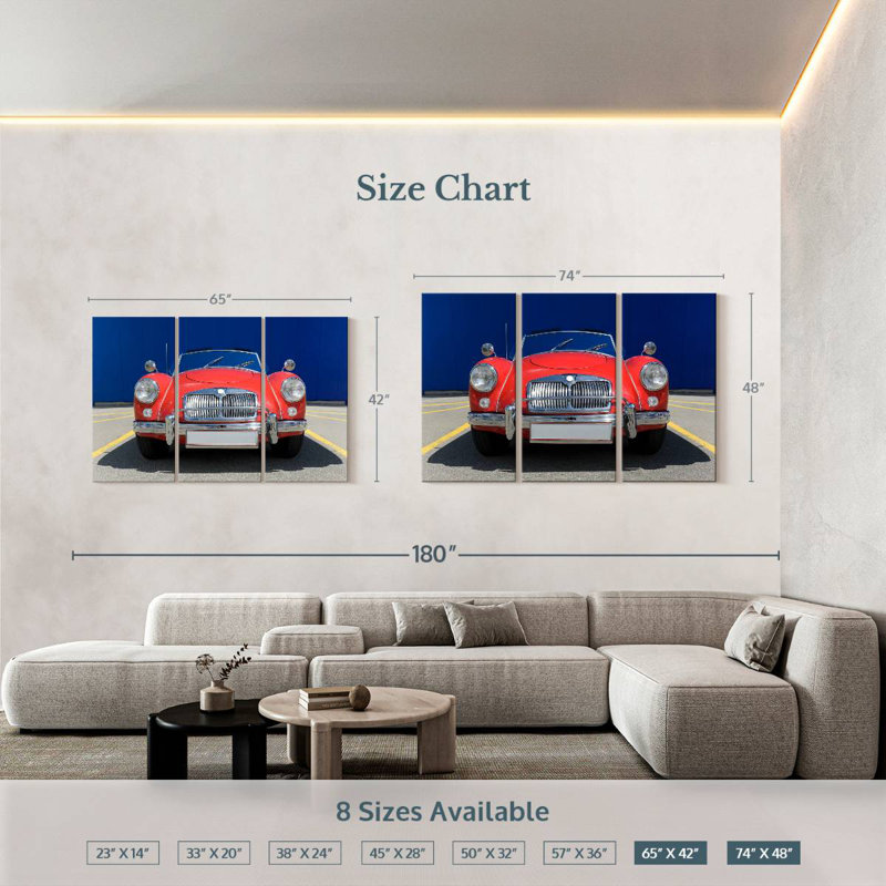 Voiture convertible Mehar Antique, H 42 po x l 65 po
