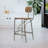 Counter Stool with Metal Frame