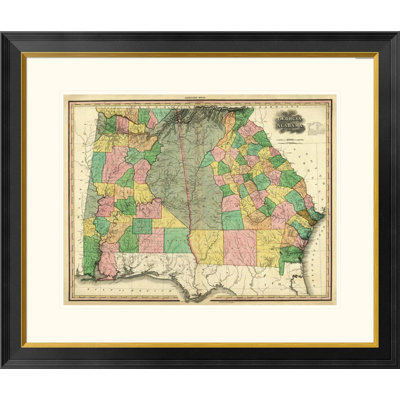 Georgia and Alabama, 1823 by Henry S. Tanner Framed Graphic Art