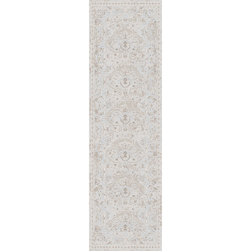 Gadberry 17544-890 BEIGE/GREY, Runner 2'2" x 7'