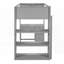 Lit mezzanine simple avec échelle, tablettes et amp; Bureau - Aucun sommier nécessaire, fabrication en bois de pin durable-1427032244