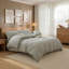 Housse de couette en coton Classic Stripe - douce, respirante, légère et douce pour la chambre à coucher-122785691-122785693