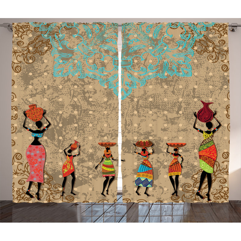 Semi Sheer Curtain Pair, 54" W x 84" L