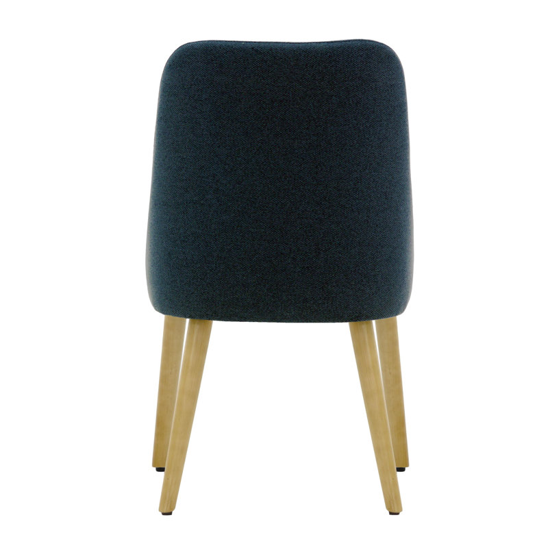 Lexi 48cm H Velvet Upholstered Side Chair, Dark Blue