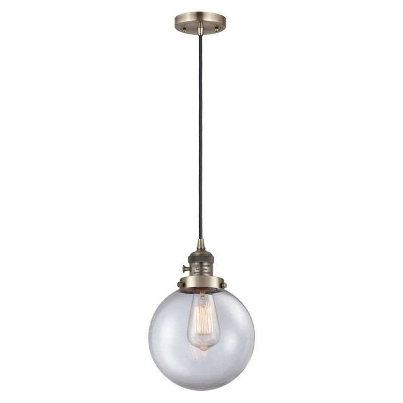 Luminaire suspendu sphère 1 lumière Lorri
