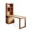 Burlywood Rectangular Solid Wood with 3 drawers desk