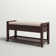 Alexandria Wood Storage Bench, Shoe Rack with Cushioned Seat and Drawers, Multipurpose Entryway Storage Bench