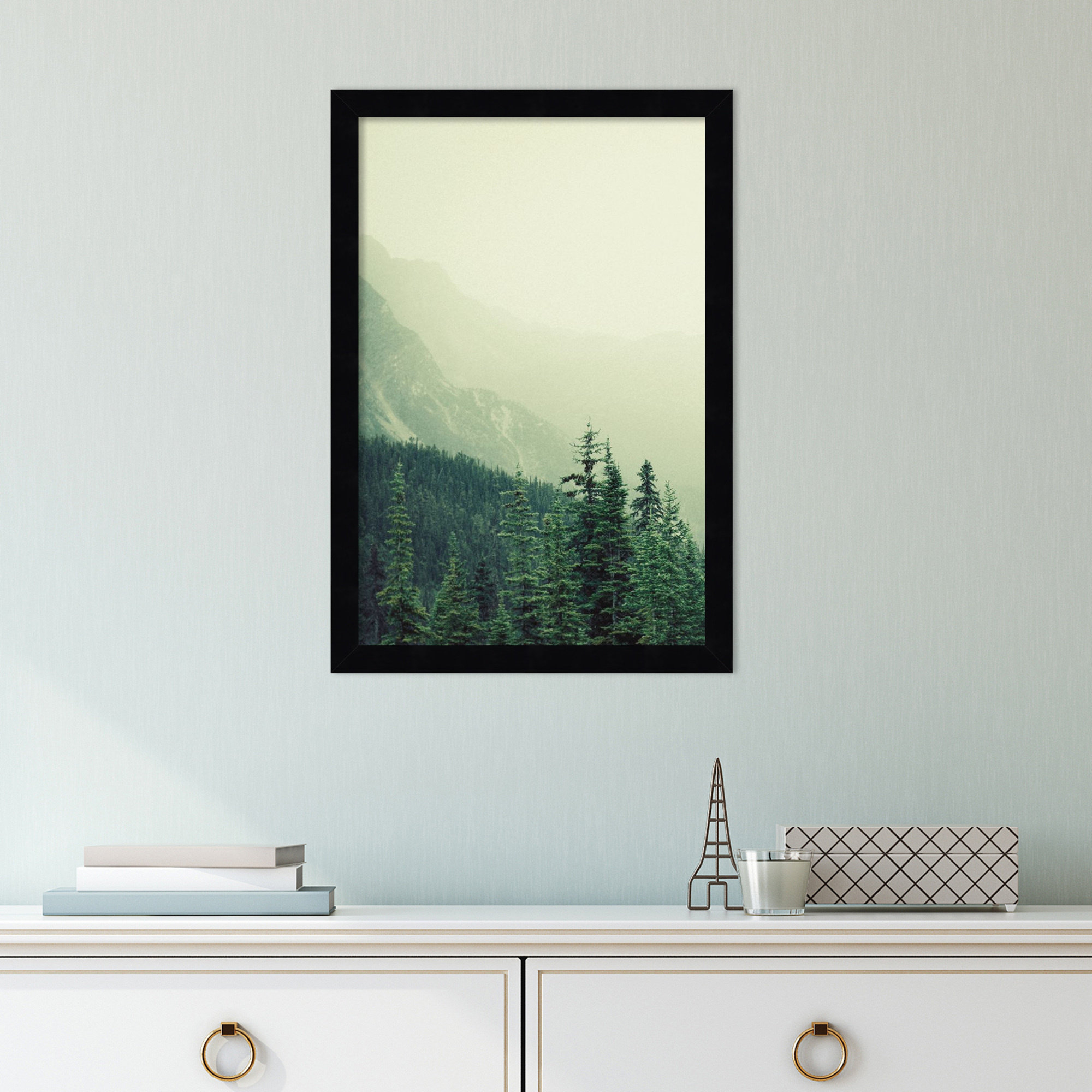 Rocky Mountain by Lynann Colligan, Black, 25" H x 17" W x 1" D