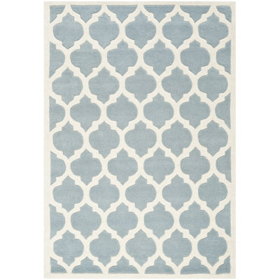 Carolene Hand Tufted Wool Geometric Rug
