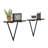 Clydean Floating Reversible Triangle Wall Shelves-1599410529