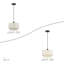 Luminaire suspendu en bronze 1 lumière Aselin-122725051