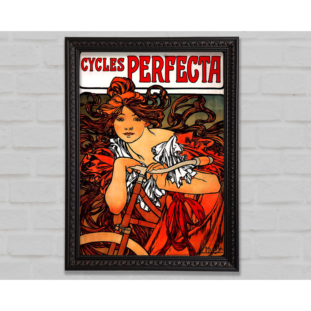 Cycles Perfecta von Alphonse Mucha - Einzelne Bilderrahmen Kunstdrucke