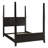 Patricia Four Poster Bed-241748660