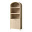 Bibliothèque Francisco H 76 "à finition bois avec tablettes réglables et armoires-1962935607