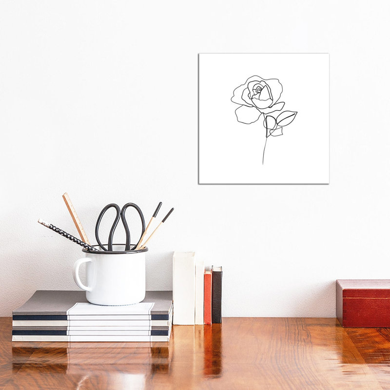Botanical No. 4 by Blek Prints - Wrapped Canvas Square Print, 30.48 cm H x 30.48 cm W