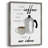 A Day without Coffee Framed Print - Solid Wood-1790531828
