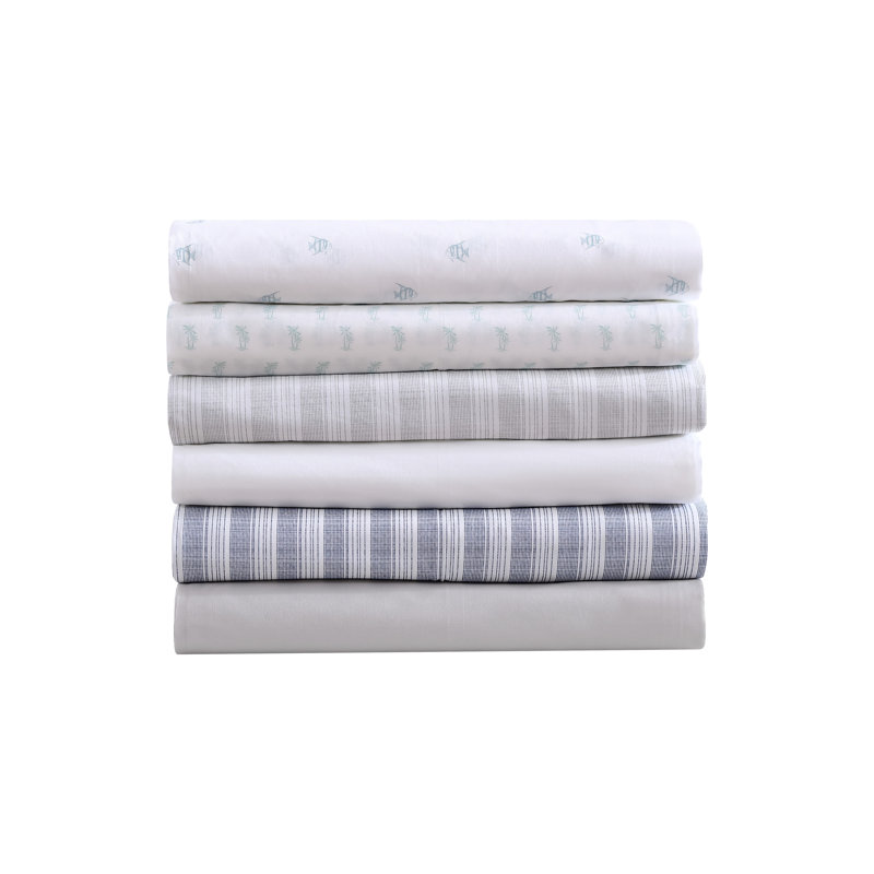 Cool Zone 200 Thread Count 100% Cotton Percale Sheet Set, Queen Sheet Set + Fitted Sheet + 2 Pillowcases, White