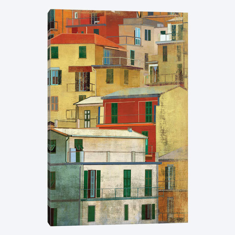 «Manarola, Italy I», reproduction sur toile, H 18 po x l 12 po x P 1,5 po
