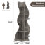 Bibliothèque de luxe 69,8 po avec cadre en métal robuste, mobilier haut de gamme haut de gamme-1382754319-1351653680