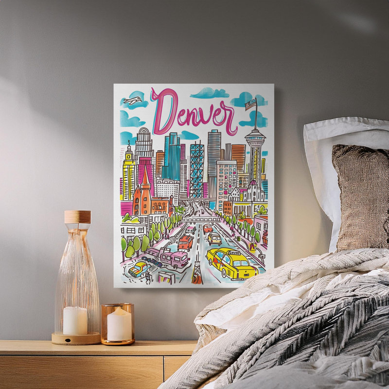 Durazo 1 Piece Wrapped Canvas Wall Art Set, 20x24
