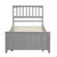 Lit plateforme simple avec lit gigogne-124917951