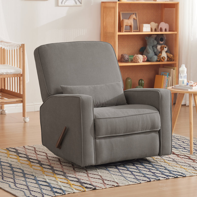 Fauteuil inclinable et pivotant Azizi, Brown