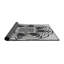 Tapis noir/gris tissé à la machine-1781358898