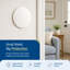 Protecteur mural Prime-Line, 5 po, surface lisse, vinyle rigide, blanc (paquet de 1)
