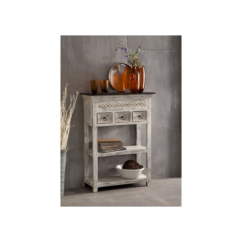 Castle 80cm Solid Wood Console Table